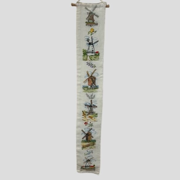 Unbranded Other - Cross Stitch Lighthouses Hanging Banner Tapestry